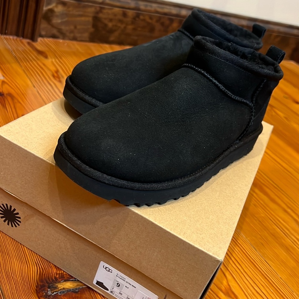 UGG Black Classic Ultra Mini